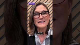 Spot bitcoin ETFs: Cathie Wood predicts only 3 will survive #shorts
