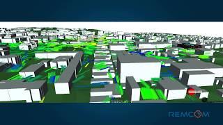 LTE and 5G NR Propagation in a Suburban Environment using Wireless InSite 3D Ray Tracing