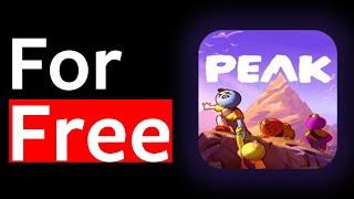 How to get PEAK for Free! PEAK Free Download for Steam!
