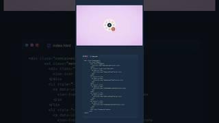 Animated Circle Menu #animatedmenu #navigationmenu #shorts #shortsfeed #webdesign #webdevelopment