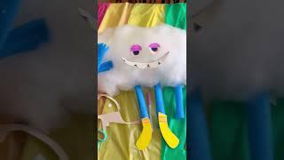 Cloud Guy from Trolls tutorial #artsandcrafts #trolls #dreamworkstrolls #funny #diy #crafts #poppy