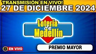 Resultado LOTERIA DE MEDELLIN del VIERNES 27 de diciembre 2024