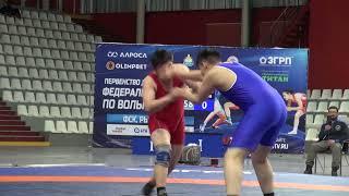 ДФО U-18. Финал 110. Балжимаев Чингис (Забайкальский край) - Багынанов Ньургун(Саха)