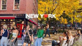 [4K]NYC WalkAutumn in Greenwich VillageFall Foliage & Halloween Vibes in Manhattan | Oct 2024