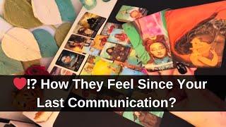 ️⁉️ How They Feel Since Your Last Communication? Soulmate Love Tarot Reading Horoscope