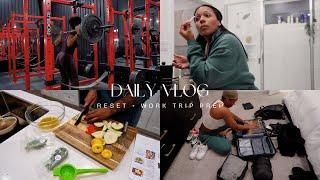 DAILY VLOG RESET | LEG DAY + HAIR + PACKING + COOKING