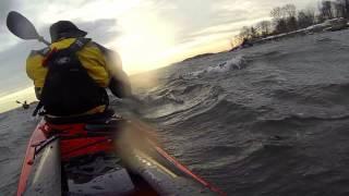 Winter Sea Kayaking & Breaking Through Ice