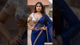 Stunning Designer Saree Look – Real or AI? 