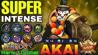 Super Intense Game! Akai MVP Jungler - Top 1 Global Akai by FRODOヾ - Mobile Legends