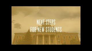 Next Steps for New Students - International Students