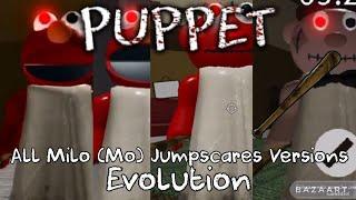 Roblox Puppet | The Evolution Of All Versions Of Jumpscares From Milo (Mo) Skin | @ST_Gaming01 By The 3rd