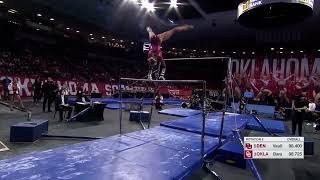 Audrey Davis Near Perfect Bars Oklahoma vs Denver 2022 9.975