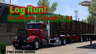 Log Haul With The Freightliner FLC And ProMods Canada | American Truck Simulator