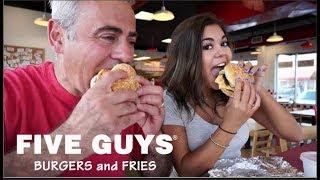 Five Guys Mukbang w/ Steph Pappas (In Restaurant!)