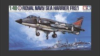 Tamiya 1/48 Royal Navy Sea Harrier FRS.1 Scale Model Review