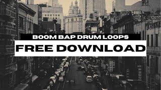 ROYALTY FREE ALL TIME HIP HOP/BOOM BAP DRUM LOOPS
