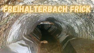 Underground creek in Frick, Switzerland - Eingedolter Freihalterbach