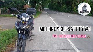 INFOVLOG | MOTORCYCLE SAFETY | PRE - CHECK BEFORE RIDING | NEW POV & INTRO