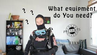 What scuba diving equipment do beginers need? // Crazydivers