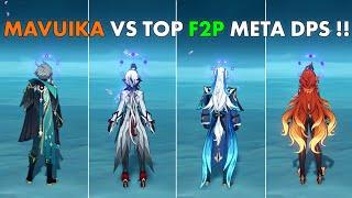 F2P :- MAVUIKA vs TOP META DPS FOR F2P !! - |Genshin Impact|