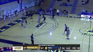 MSJ Men's Basketball vs. Franklin