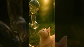 Cat & Water Soul – An AI Vision  #cat #catshorts #catcat #catlovers #ai #cats #cutecat #wallpaper
