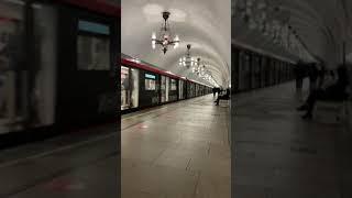 Moscow metro VDNH station #shorts