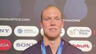 Luke Hobson on 1:38 200 Free: "I saw the world record and knew it was within reach"