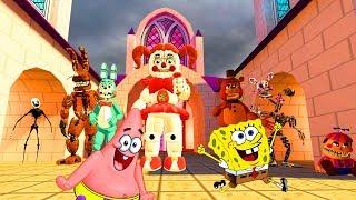 Animatronics are chasing SpongeBob and Patrick ► Garry's Mod