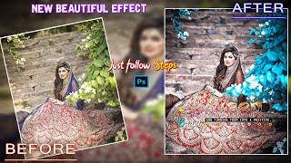 Blue Fantasy Color Grading Effect By Umair Creativity || Adobe Photoshop Cc Tutorial.