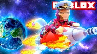 Becoming IRON MAN and FLYING to OUTER SPACE in ROBLOX