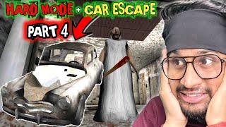 [ HARD MODE + CAR ESCAPE ] GRANNY V1.8 FULL GAMEPLAY | PART 4