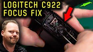  Logitech C922 Focus Adjustment - How To Fix Blurry C922 Camera - No.894