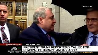 Video reveals Trump ordered removal of envoy in Ukraine in 2018