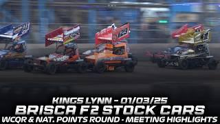 BriSCA F2 Stock Cars - World Qualifying & National Points Round (King's Lynn - 1/3/25)