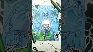 Kakashi Hatake with Susanoo #how to draw Kakashi hatake with Susanoo #kakashi # art by lucky