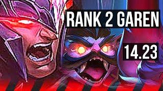 GAREN vs KLED (TOP) | Rank 2 Garen, 9/1/6, Legendary, 800+ games | NA Challenger | 14.23