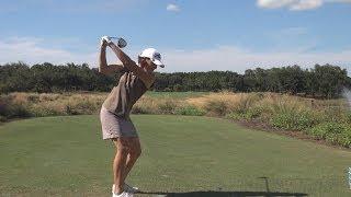JULI INKSTER - 2013 GOLF SWING DRIVER DTL REGULAR & SLOW MOTION 1080p