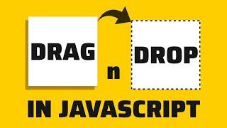 Easy Drag n Drop with JavaScript - how to code tutorial