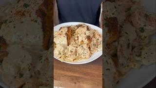 Cajun Salmon Shrimp and Sausage Pasta!