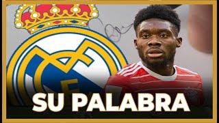  ALPHONSO DAVIES DA SU PALABRA AL REAL MADRID Y RECHAZA OTRAS PROPUESTAS