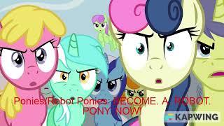 Flare Sparknator and R-900 The Movie: BECOME. A. ROBOT. PONY. NOW!