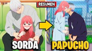 LA CHICA SORDA que CONQUISTÓ al MÁS GUAPO de la UNI - Yubisaki to Renren RESUMEN COMPLETO