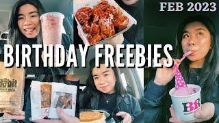I redeemed all my birthday freebies!!!!! *i got really lucky honestly* | GoodEatsWithAnna #2