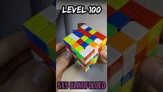 Rubik's Cubes From Level 1 to 100 (Part 2) #shorts