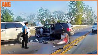 100 Crazy Moments Car Crashes of Idiots In Cars Got Instant Karma | ANG - Car Crash USA