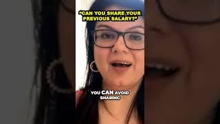 SHOULD I SHARE MY PREVIOUS SALARY DURING AN INTERVIEW?