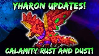 Yharon Boss Fight Changes! Terraria Calamity Mod Rust and Dust 1.4.5 Update