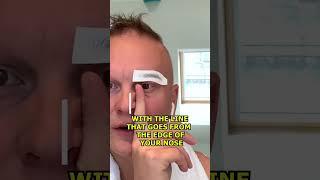 How to apply temporary eyebrow stickers (the RIGHT way)!