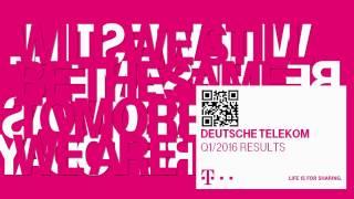 Deutsche Telekom's Q1-2016 investor conference call